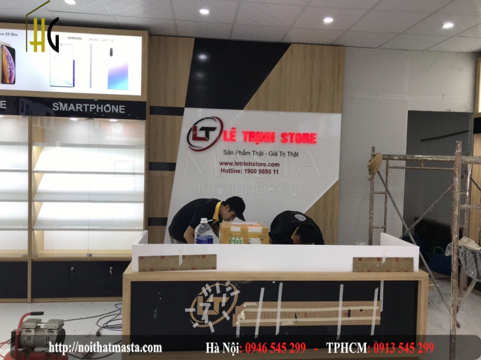 thi cong le trinh store 3